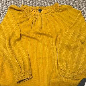 Ann Taylor Golden Yellow Blouse